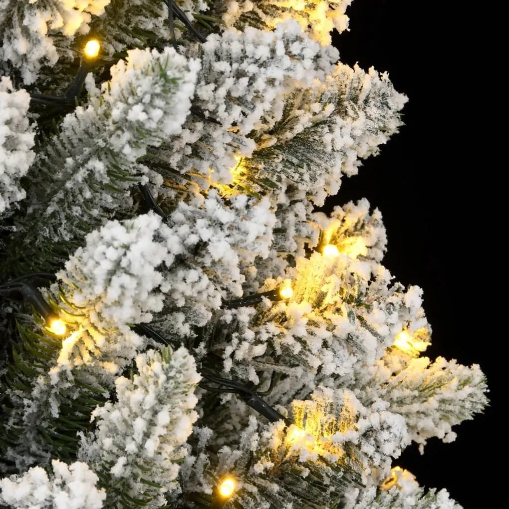 Χριστουγεννιάτικο Δέντρο Τεχνητό με 300 LED και Χιόνι 210 εκ. 3315771