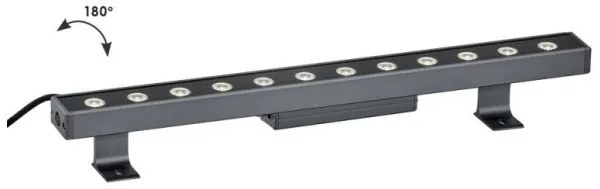 Wall washer LED Marvel αλουμινίου ανθρακί L100 Viokef 4187200 Ανθρακί