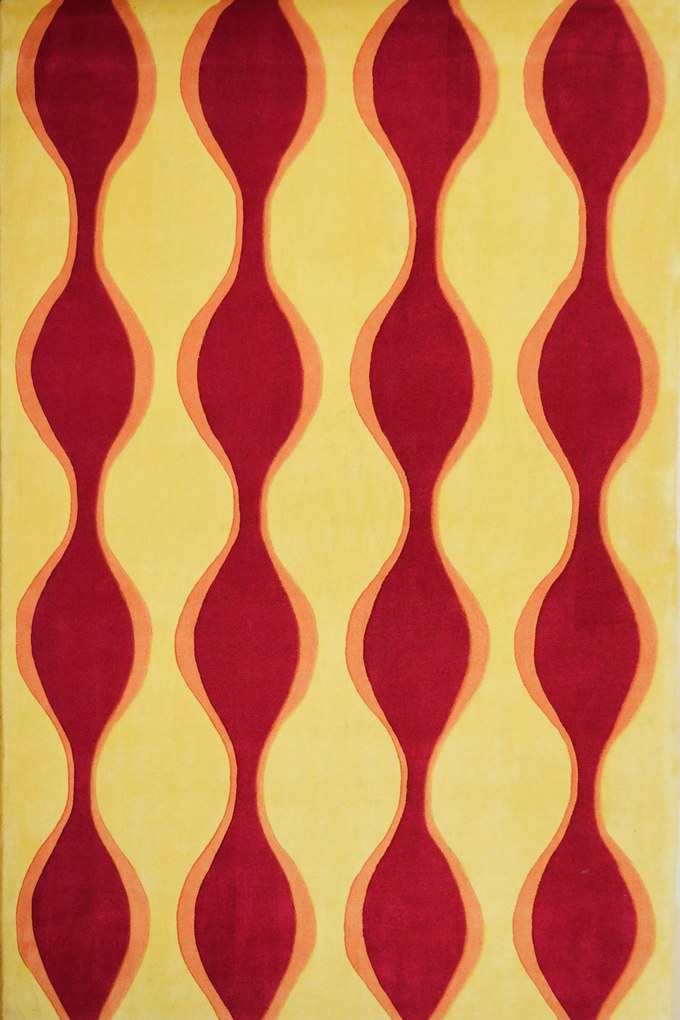 Χαλί Disco 31 Yellow-Red 160X230cm