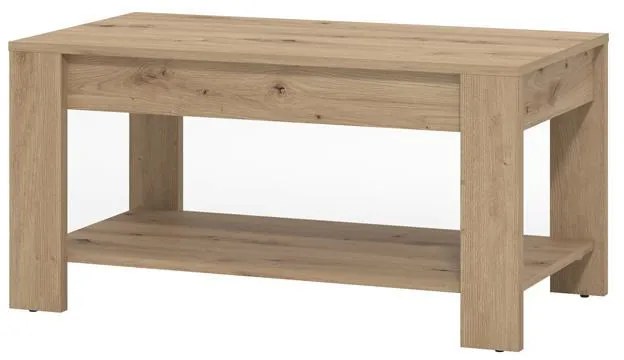 Τραπεζάκι Σαλονιού CLENT Artisan Oak 90x50x45εκ. 90x50x45 εκ.
