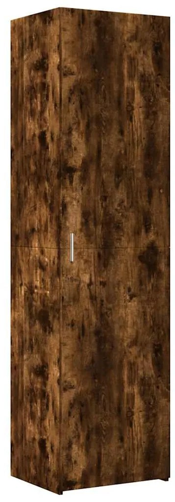 vidaXL Ντουλάπι Αποθήκευσης Στενό Δρυς 50x42,5x225 εκ. Επεξεργ. Ξύλο