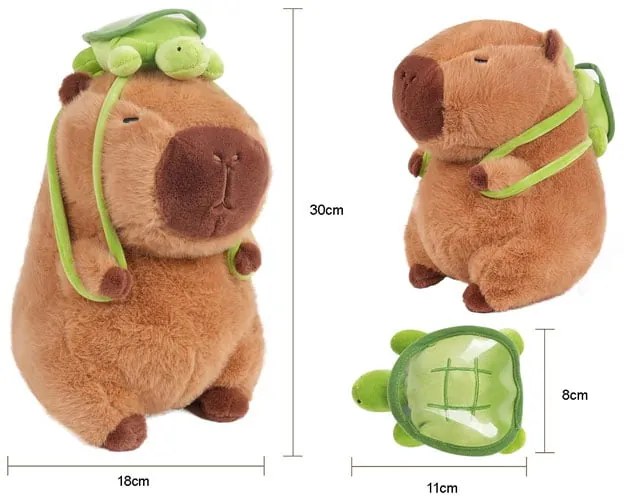 Λούτρινο Καπιμπάρα - Stuffed Capybara