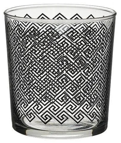 Ποτήρι Ουίσκι Σετ 6 Τμχ. Γυάλινο Black Click Glass