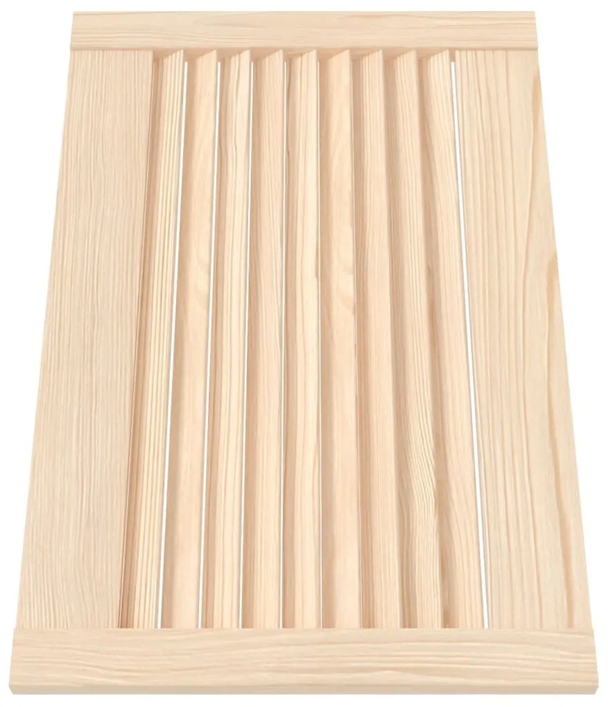 vidaXL Πορτάκια με Περσίδες 4 Τεμ. 39,5x59,4 εκ. από Μασίφ Ξύλο Πεύκου