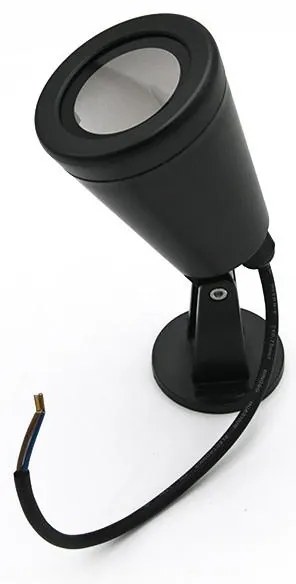 Adeleq Φωτιστικό Κήπου Κωνικό PC Με Βάση Ντουί GU10 IP65 Μαύρο 3-10081