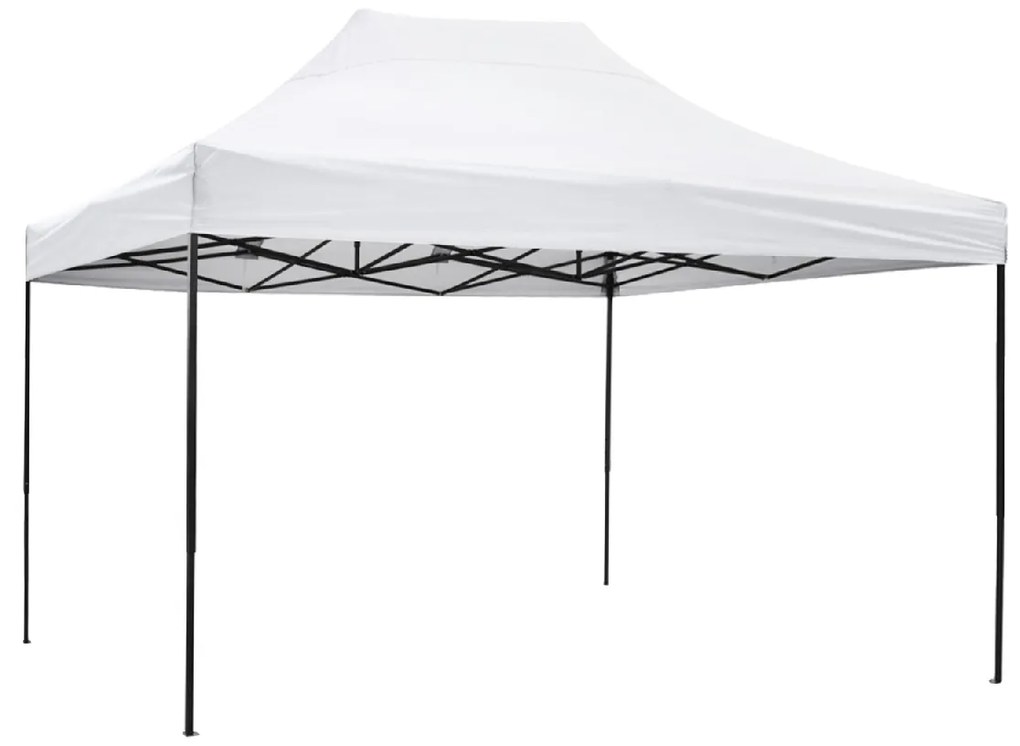 ΚΙΟΣΚΙ/GAZEBO MATTHEW HM6311 ΠΤΥΣΣΟΜΕΝΟ-ΣΚΕΛΕΤΟΣ ΜΕΤΑΛ.ΜΑΥΡΟΣ-ΛΕΥΚΟ ΥΦΑΣΜΑ 3x4,5x3,10Yμ