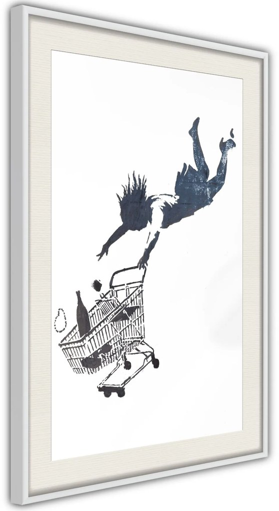 Αφίσα - Banksy: Shop Until You Drop - 20x30 - Χρυσό - Χωρίς πασπαρτού