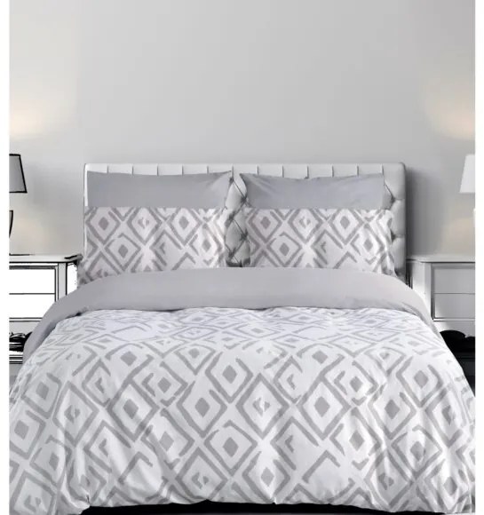 Makis Tselios Home Σετ Σεντόνια Υπέρδιπλα με Λάστιχο 165×200+30cm Romvos Grey