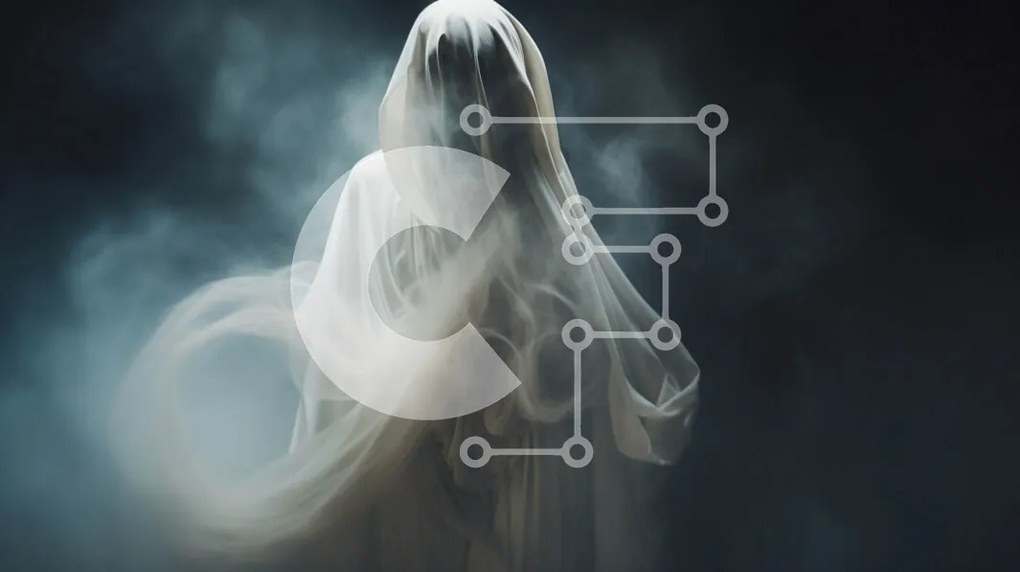 Intra Συλλεκτικό Ξύλινο Παζλ Plywood  4mm - Ghostly Figure με λευκές ρόμπες Σε Ξύλινο Κουτί - Διαστάσεις Puzzle: 10x10 cm – 25 κομμάτια