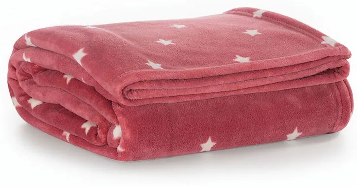 Παιδική Κουβέρτα Fleece Μονή Precious Pink 160x220 - Nef Nef