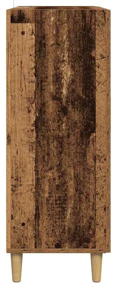 vidaXL Πλαϊνό γραφείο Παλιό Ξύλο 70 x 34 x 90 εκ. Επεξεργασμένο ξύλο