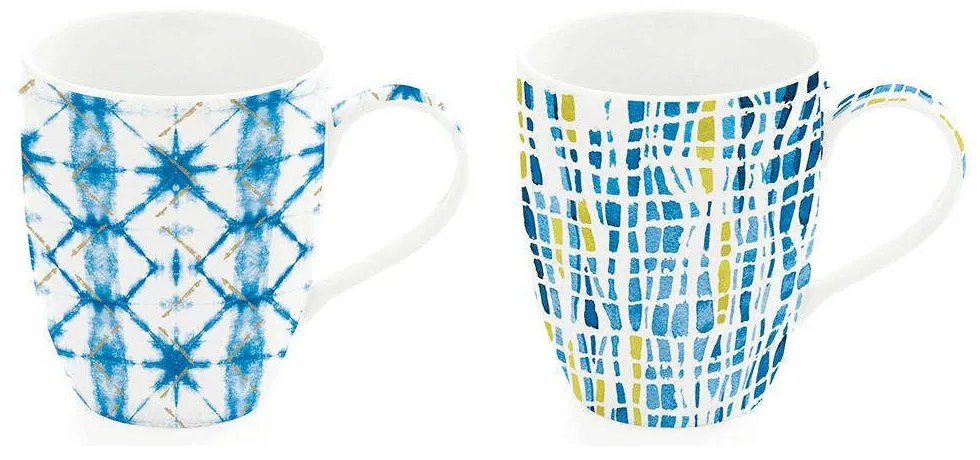 Κούπα Shibori (Σετ 2Τμχ) 923SHI1 350ml Multi Easy Life Porcelain