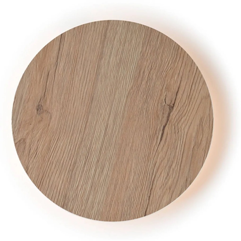 Φωτιστικό Τοίχου Με Mdf ZM1705LEDWLW Natural Mdf, Metal