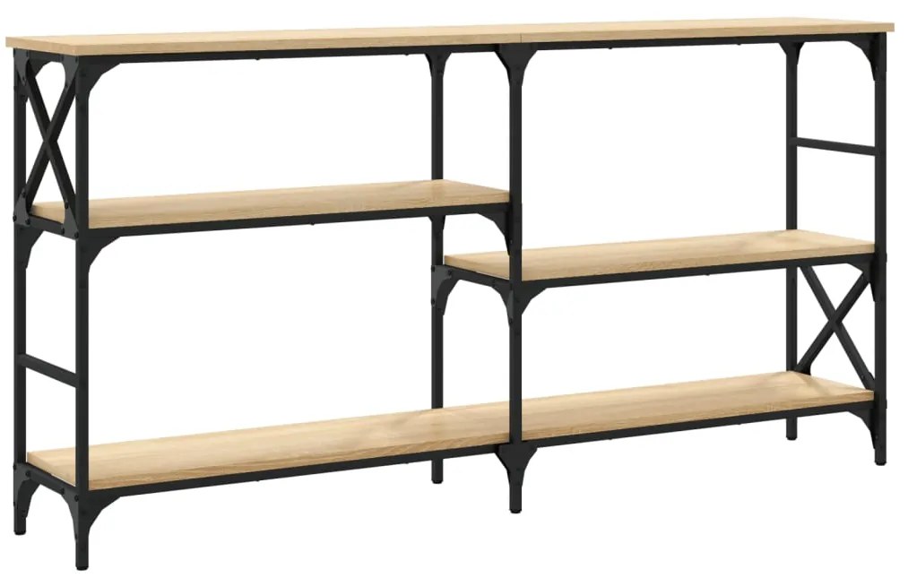 vidaXL Τραπέζι Κονσόλα Sonoma Δρυς 150 x 29 x 76,5 εκ. Επεξεργ. Ξύλο