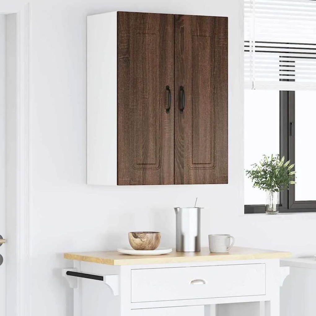 vidaXL Ντουλάπα Κουζίνας Kalmar 2 pcs Καφέ δρυς 30 x 31 x 80 εκ.