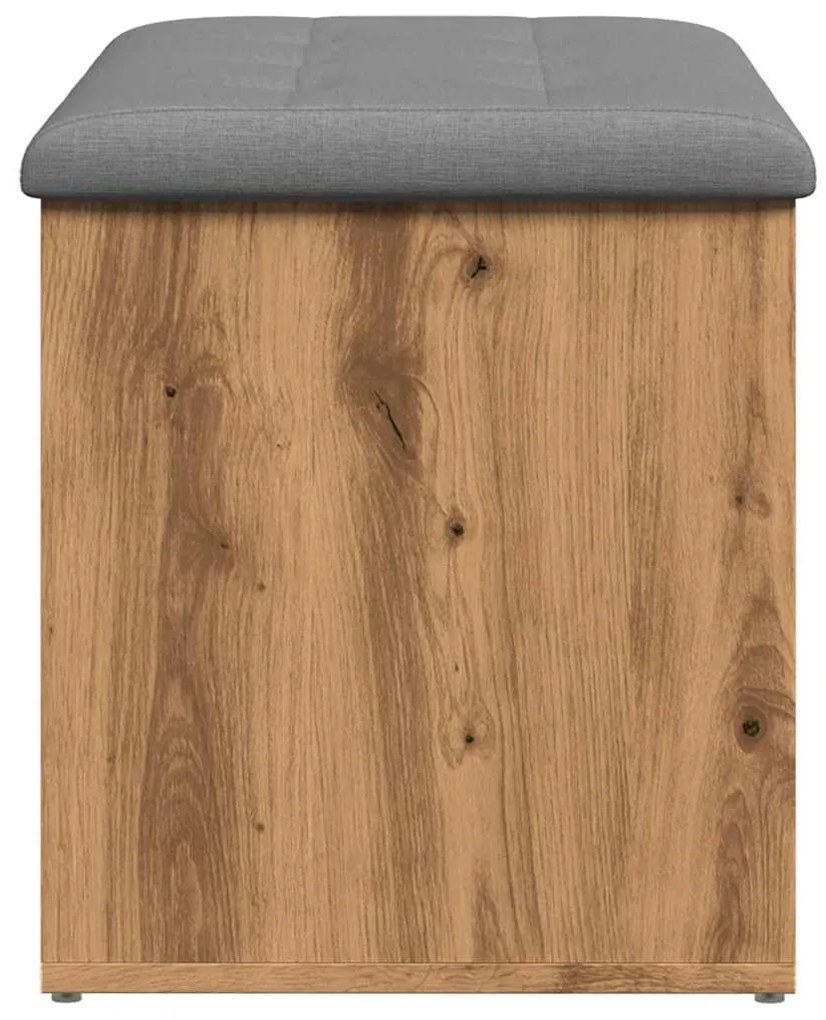 vidaXL Πάγκος αποθήκευσης Artisan Oak 82x42x45 cm Κατασκευασμένο ξύλο