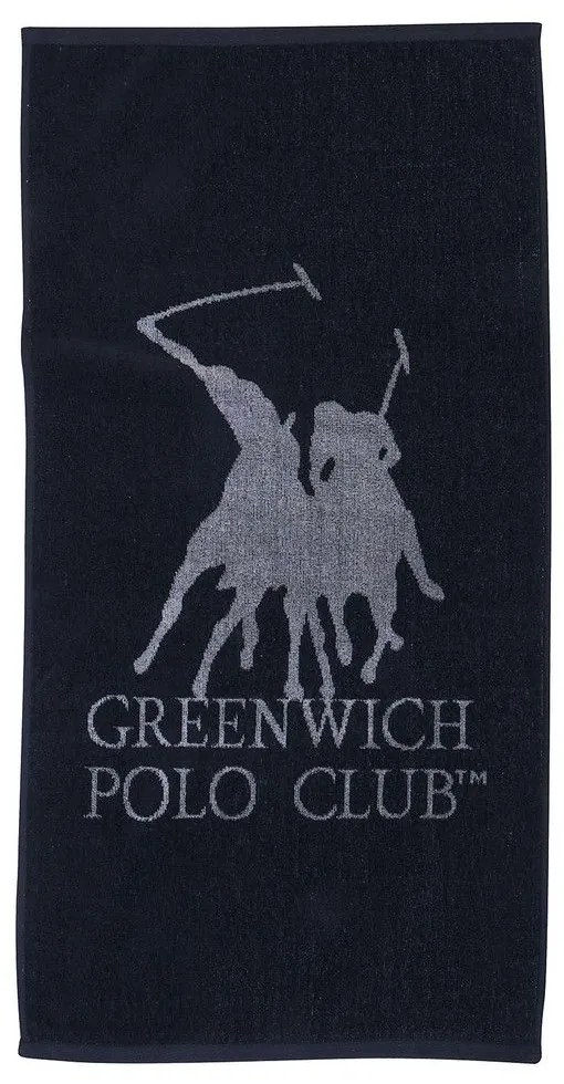 Πετσέτα Γυμναστηρίου 3035 Black-Grey Greenwich Polo Club Γυμναστηρίου 45x90cm 100% Βαμβάκι