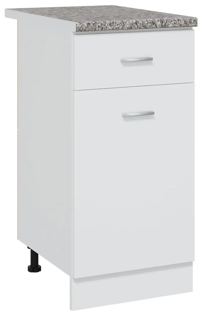 vidaXL Πάγκος Κουζίνας Γκρι με Γρανιτένια Υφή 40x60x2,8 εκ Μοριοσανίδα