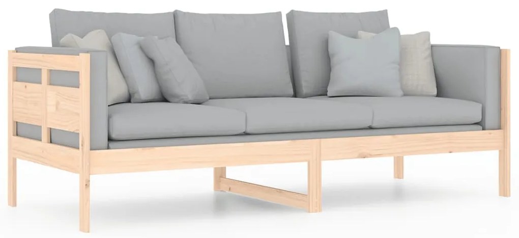 vidaXL Καναπές Κρεβάτι 80 x 200 εκ. από Μασίφ Ξύλο Πεύκου