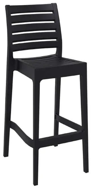 ARES ΣΚΑΜΠΟ ΜΠΑΡ75εκ. BLACK ΠΟΛ/ΝΙΟΥ 45Χ51Χ108εκ. SIESTA 45Χ51Χ108εκ.