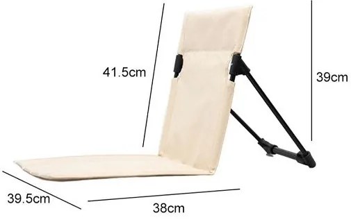 Καρέκλα παραλίας πτυσσόμενη 43x60x49cm SD-24678