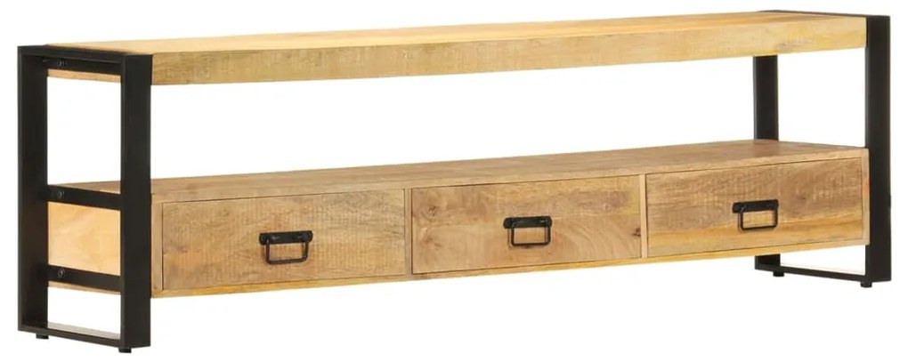 vidaXL Έπιπλο Τηλεόρασης 150 x 30 x 45 εκ. από Μασίφ Ξύλο Μάνγκο