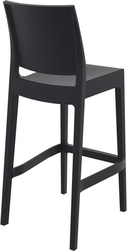 Σκαμπό Μπαρ Maya 75 Black