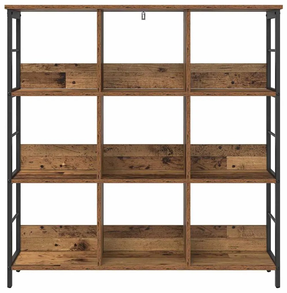 vidaXL Ράφι Βιβλίων Παλιό Ξύλο 102 x 32 x 104,5 εκ. Επεξεργασμένο ξύλο