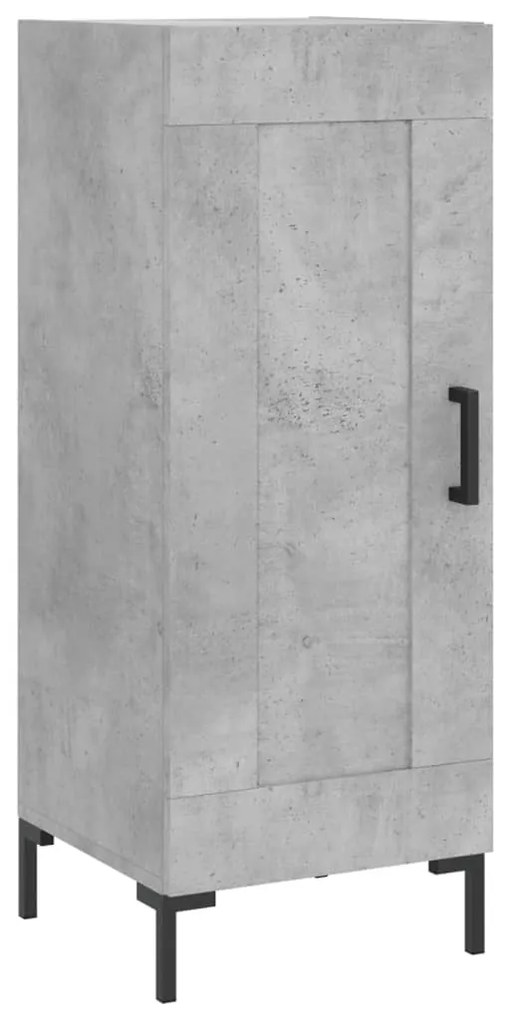vidaXL Ντουλάπι Γκρι Σκυροδέματος 34,5x34x90 εκ. Επεξεργασμένο Ξύλο
