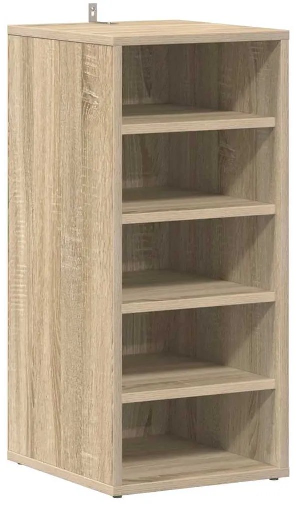 vidaXL Παπουτσοθήκη Sonoma Δρυς 31,5 x 35 x 70 εκ. από Επεξ. Ξύλο