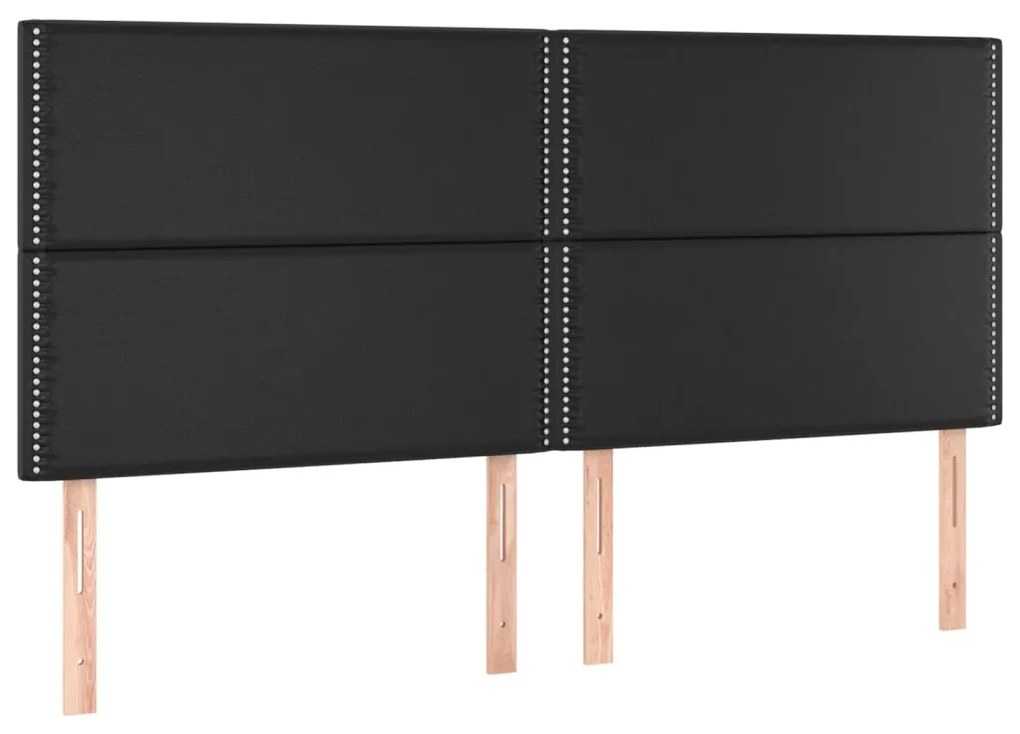 Κεφαλάρι Κρεβατιού LED Μαύρο 180x5x118/128 εκ 3122386
