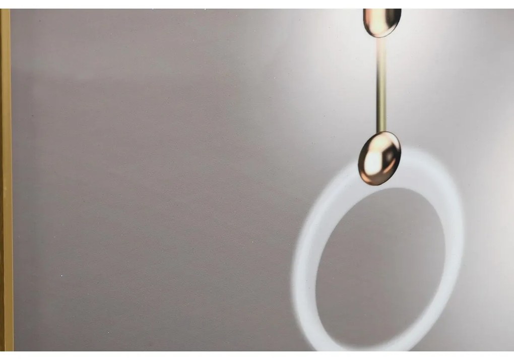 Πίνακας DKD Home Decor Αλουμίνιο Ξύλο MDF 80 x 3 x 160 cm