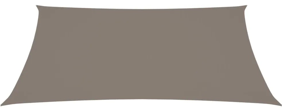 vidaXL Πανί Σκίασης Ορθογώνιο Taupe 3,5 x 4,5 μ. από Ύφασμα Oxford