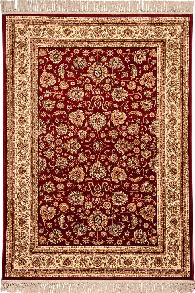 Χαλί Isfahan 3783B Red Cream Βιοκαρπέτ 180X180cm Round