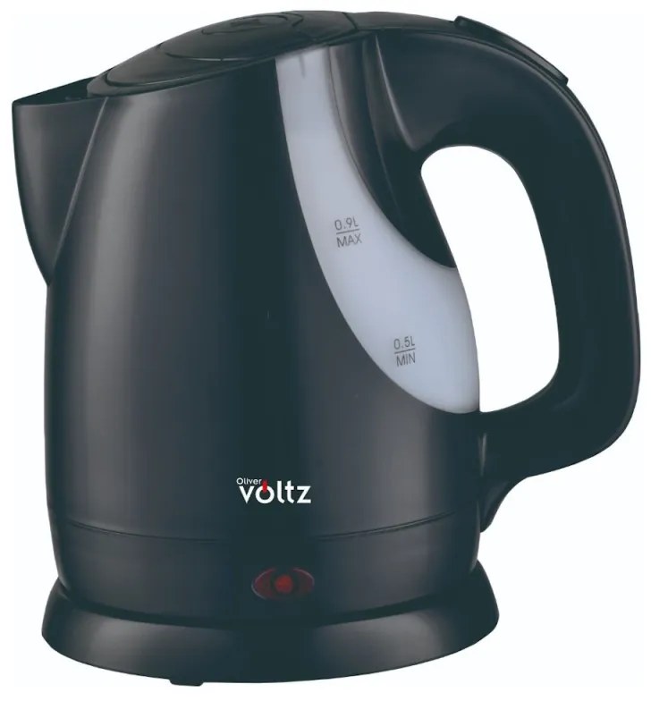 Ηλεκτρικός Βραστήρας Oliver Voltz OV51230F, 1300W, 900 ml, Κλίμακα μέτρησης, Μαύρο