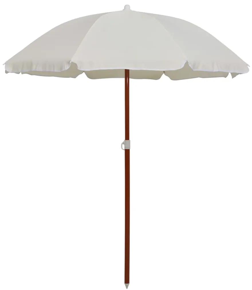 Ομπρέλα Χρώμα Άμμου 180 εκ. με Ατσάλινο Ιστό