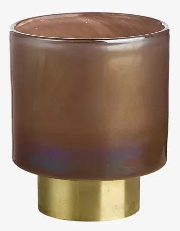 Tealight Holder POLS POTTEN σετ 4 τεμ σε διαφορετικά χρώμματα με μπρούντζινη λεπτομέρεια 140-225-051-051