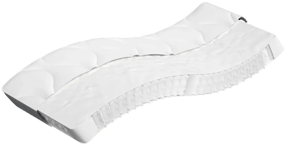 vidaXL Στρώμα με Pocket Springs Μεσαία Σκληρότητα 70x200 εκ.
