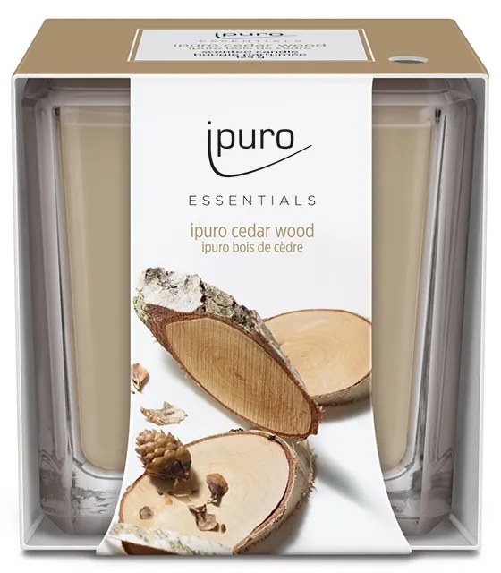 IPURO ESSENTIALS CEDAR WOOD ΑΡΩΜΑΤΙΚΟ ΚΕΡΙ 125gr - 019345