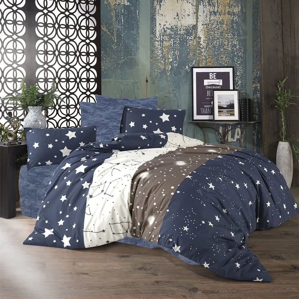 Πάπλωμα Γαλαξίας 305 Digital Print Navy Blue DimCol Μονό 160x240cm Βαμβάκι-Πολυέστερ