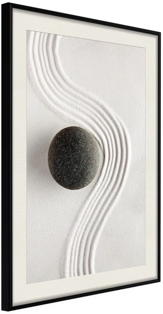 Αφίσα - Zen Garden - 20x30 - Μαύρο - Με πασπαρτού