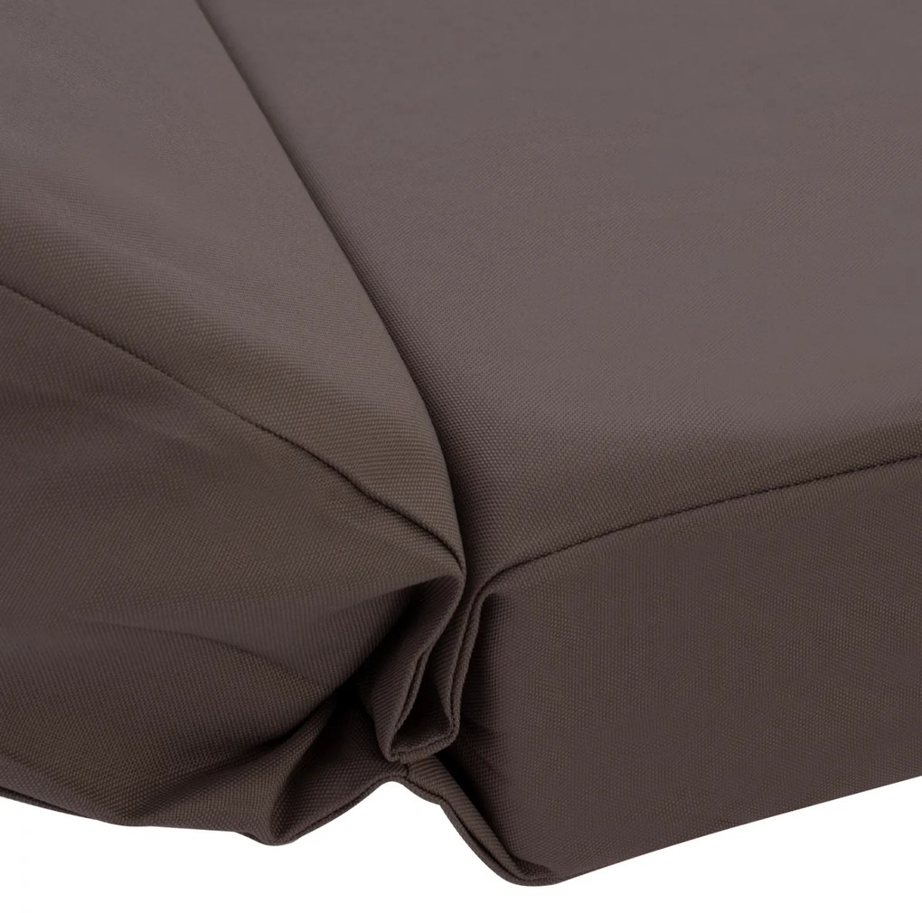 ΜΑΞΙΛΑΡΙ ΞΑΠΛΩΣΤΡΑΣ POLYESTER SIFNOS ΓΚΡΙ HM11235.10P 190x70x11 εκ. - 9997529 - HM5730.10P  + HM11227