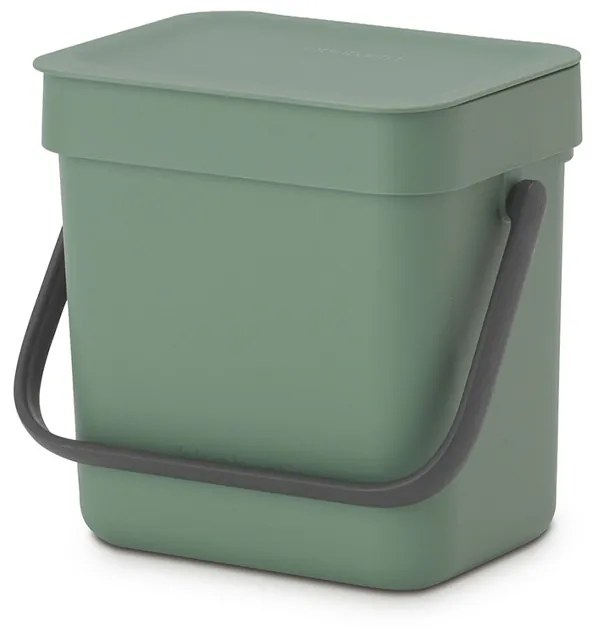 Brabantia 1003229 Πλαστικό Καλαθάκι Μπάνιου Sort&amp;Go 3L, Fir Green