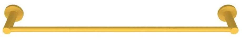 Κρεμάστρα Πετσέτας 113-943 60x5x5cm Matte Yellow Pam&amp;Co Brass