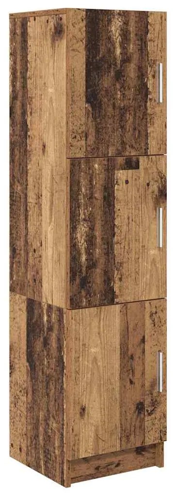 vidaXL Highboard Παλιό ξύλο 31.5 x 32 x 122.5 εκ