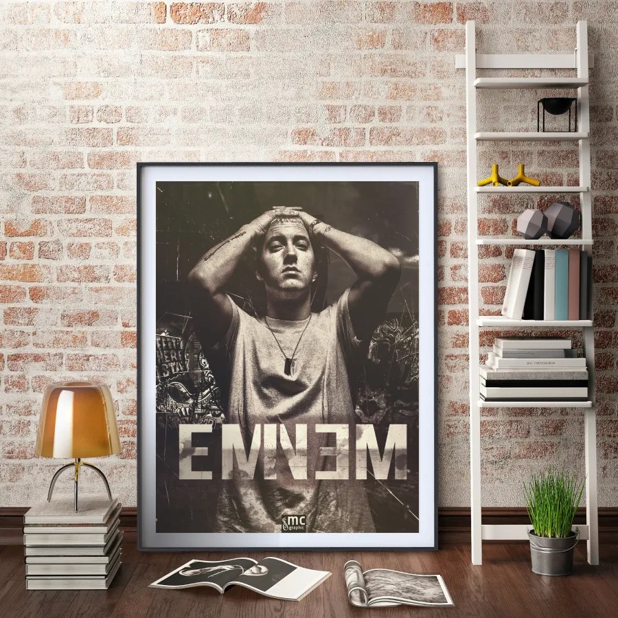 Πόστερ &amp; Κάδρο Eminem MS048 40x50cm  Εκτύπωση Πόστερ (χωρίς κάδρο)