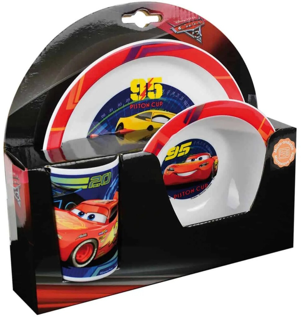 Cars Disney παιδικό σερβίτσιο φαγητού - 005515