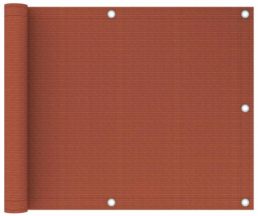 Διαχωριστικό Βεράντας Τερακότα 75 x 600 εκ. από HDPE