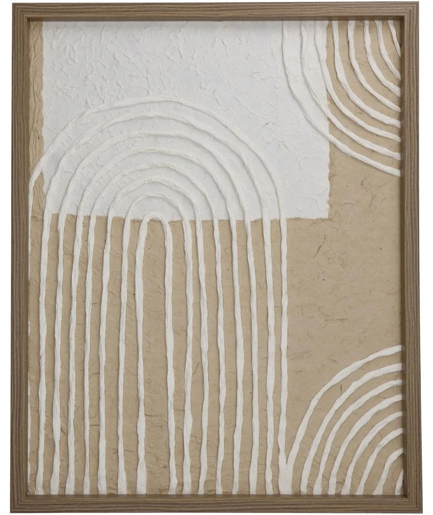 Διακοσμητικό Τοίχου Καφέ Χαρτί 40x3x50cm - ART-05155224