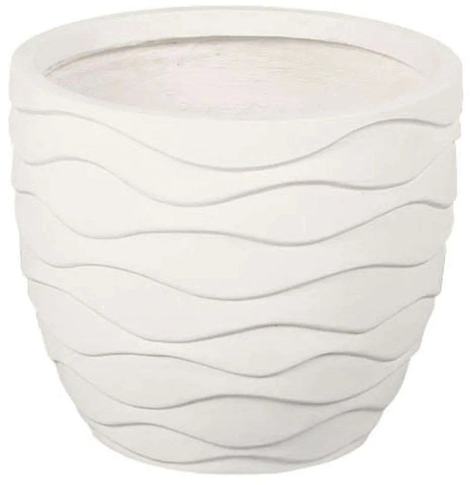 Κασπώ Πήλινο 06-00-21235-L Φ45x42cm Ecru Marhome Clay